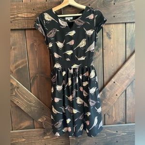 L.A. SOUL Bird Print Dress Size Small
